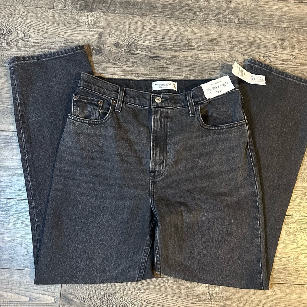 Abercrombie and fitch  the 90s straight leg jeans